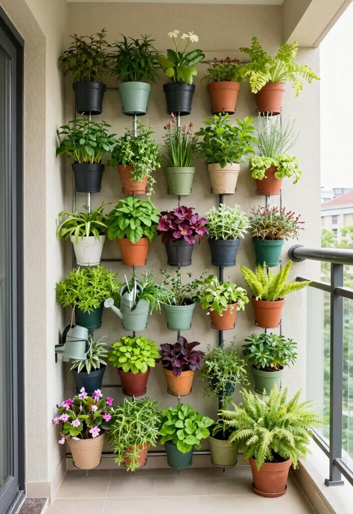 14 Entrance Balcony Ideas That Elevate Your Exterior - 2. Vertical Garden Magic 1