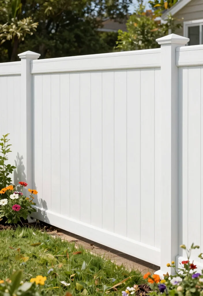14 Fence Ideas NZ Homeowners Are Choosing - 12. Eco-Friendly Vinyl Fencing: Low Maintenance 1