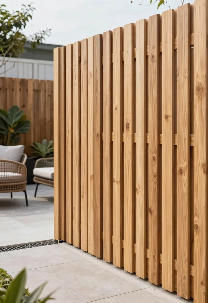 14 Fence Ideas NZ Homeowners Are Choosing - 6. Vertical Slat Fences: Clean and Contemporary 1