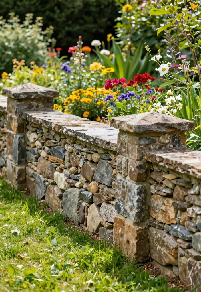 14 Fence Ideas NZ Homeowners Are Choosing - 8. Stone Wall Fencing: Timeless Elegance 1