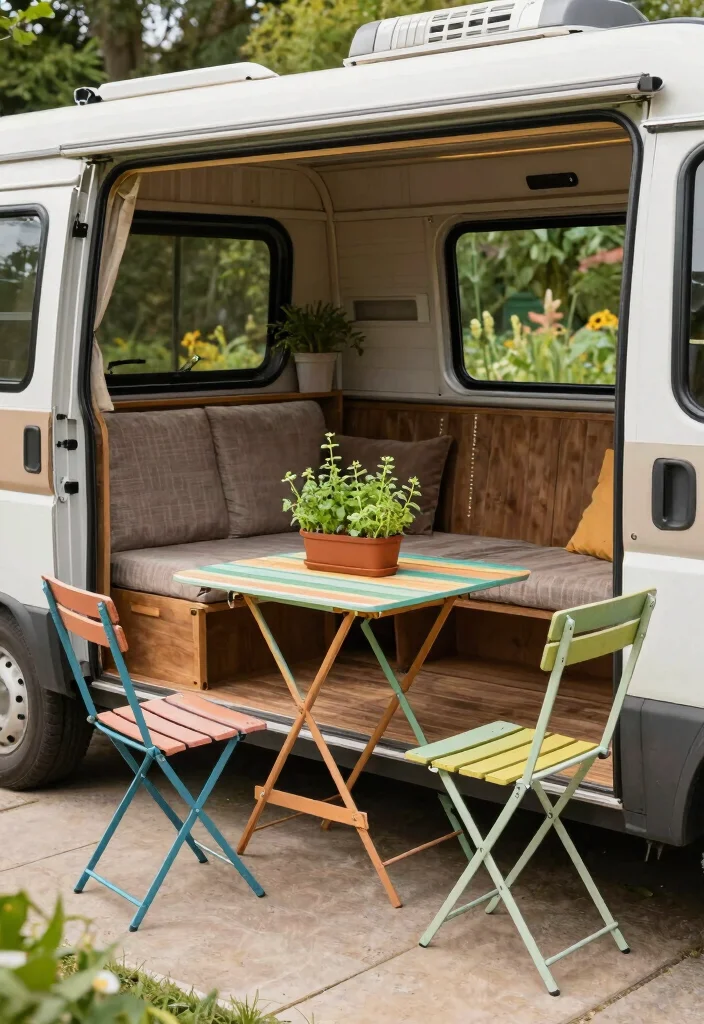 14 Mobile Home Patio Ideas That Look Surprisingly Luxe - 14. Practical Multi-functional Space 1