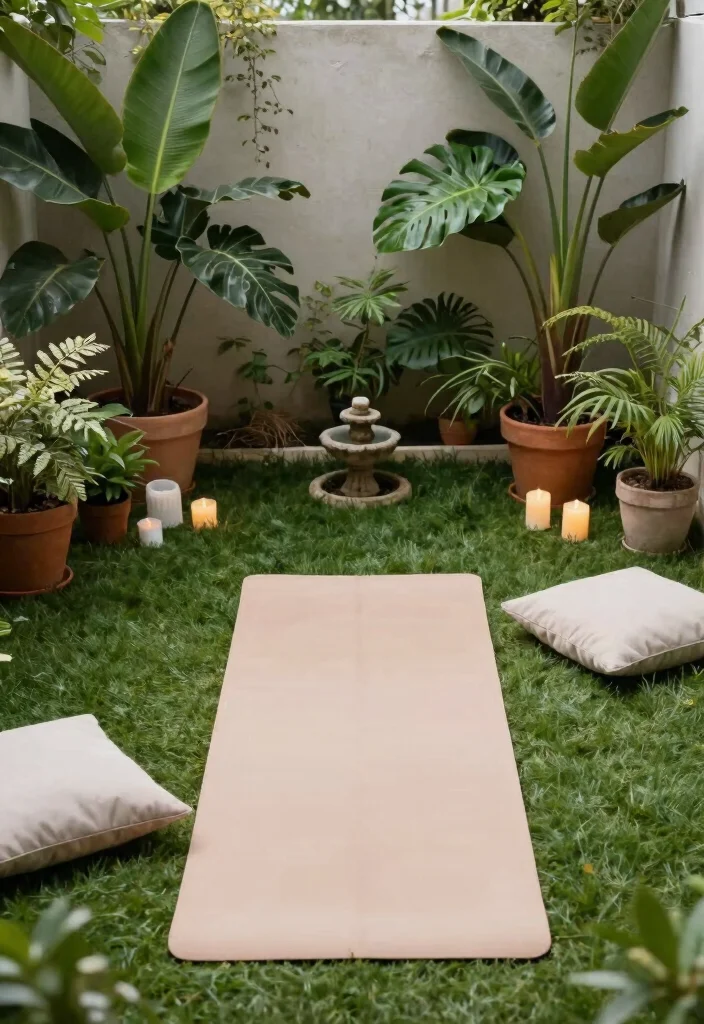 14 Outdoor Boudoir Ideas With Natural Light & Romance - 10. Serene Yoga Nook 1