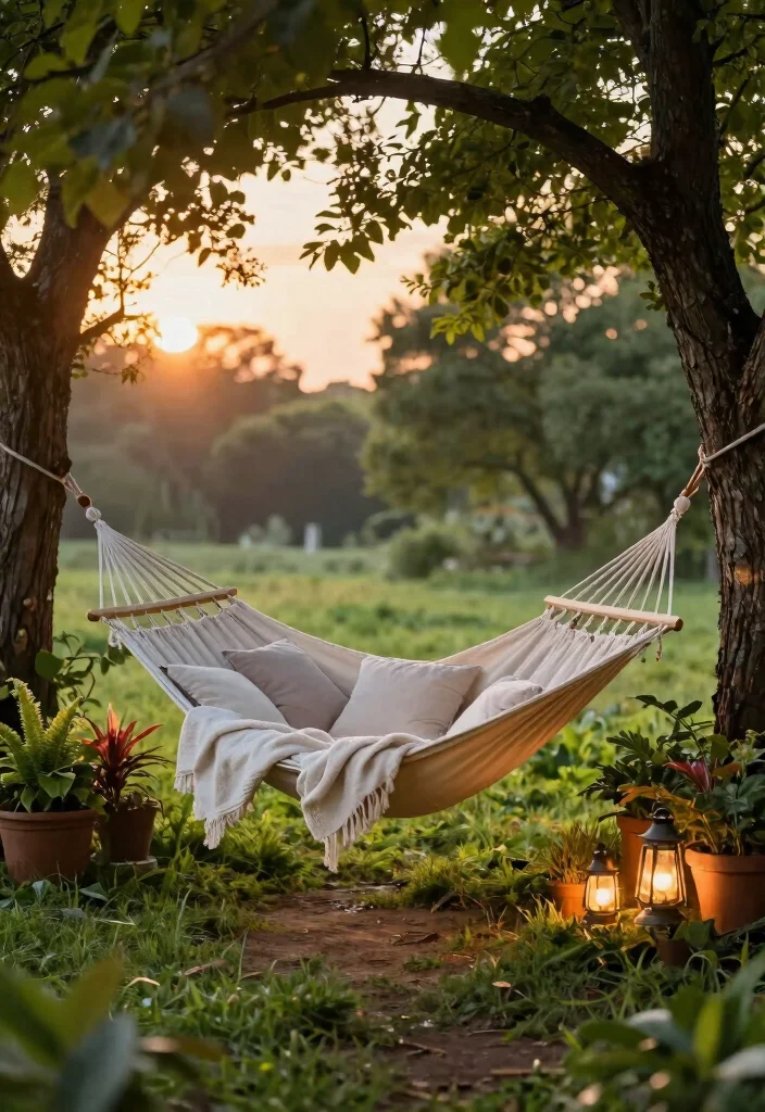 14 Outdoor Boudoir Ideas With Natural Light & Romance - 2. Cozy Hammock Retreat 1