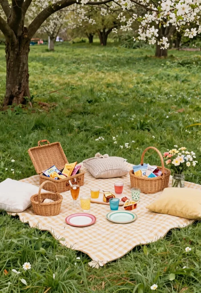 14 Outdoor Boudoir Ideas With Natural Light & Romance - 5. Vintage Picnic Delight 1