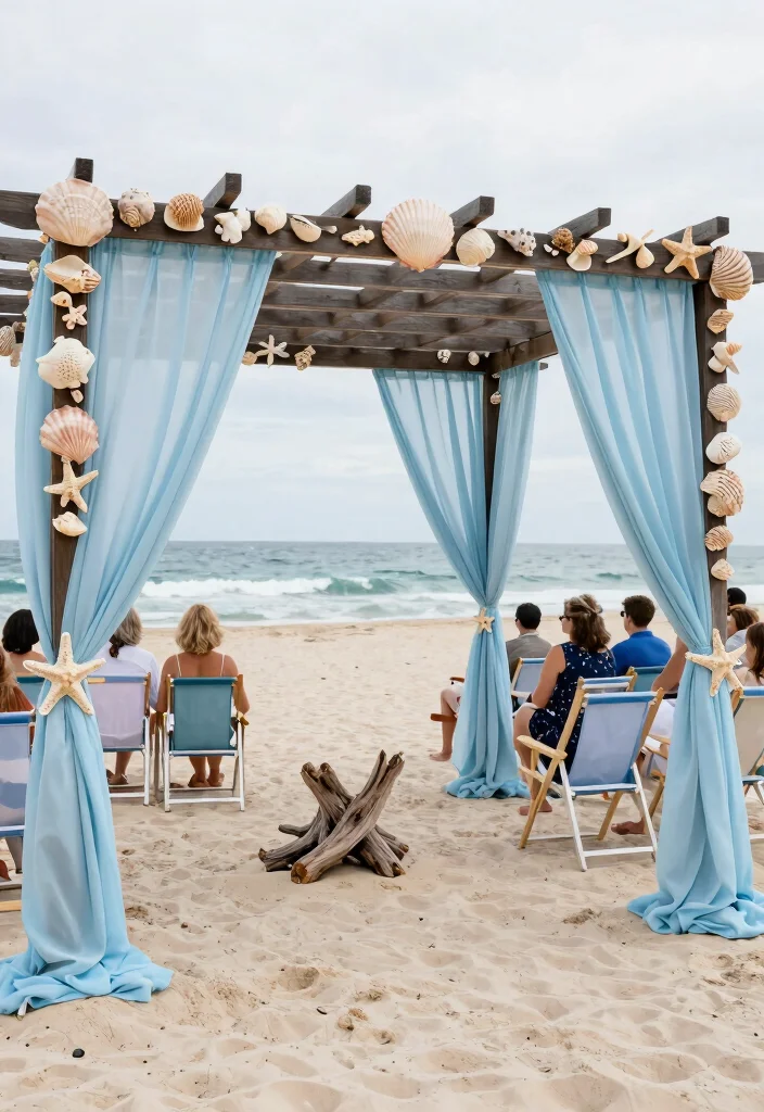 14 Pergola Decorating Ideas Wedding Guests Will Remember - 11. Themed Decor Elements 1