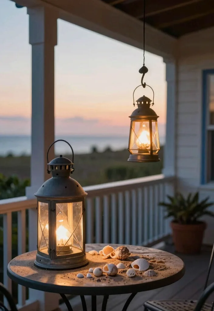 14 Small Porch Decorating Ideas Entrance Spaces Will Love - 2. Nautical Lanterns 1