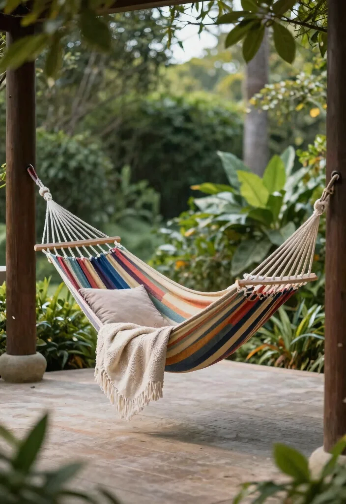 14 Terrace Lounge Ideas for a Relaxing Chic Escape - 11. Hammock Haven 1