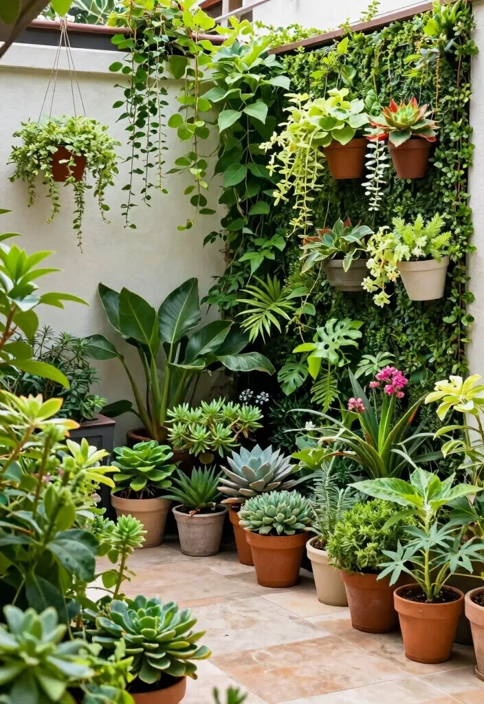 14 Terrace Lounge Ideas for a Relaxing Chic Escape - 4. Lush Greenery 1