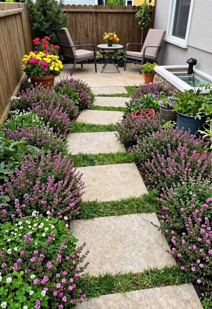 15 Backyard Turf Ideas for a Lush Low Maintenance Lawn - 3. Ground Cover Alternatives 1