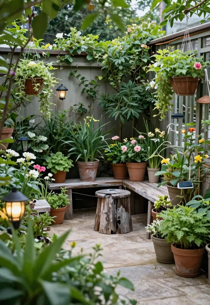 15 House Terrace Ideas Outdoor Living Done Right - 1. Cozy Green Retreat 1