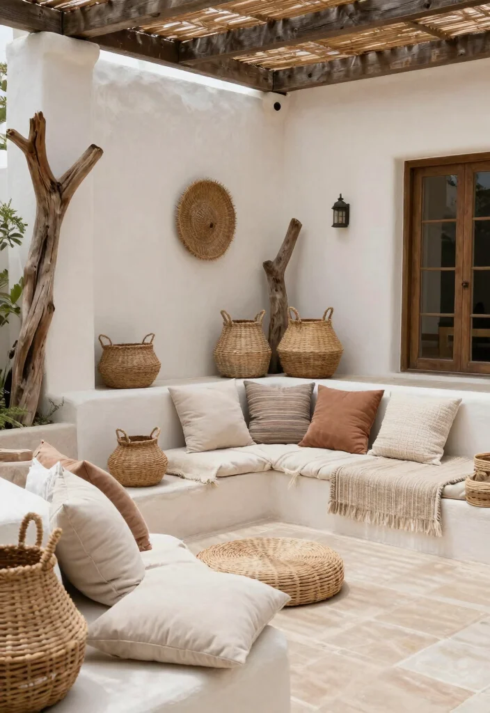 15 House Terrace Ideas Outdoor Living Done Right - 14. Nature-Inspired Decor 1