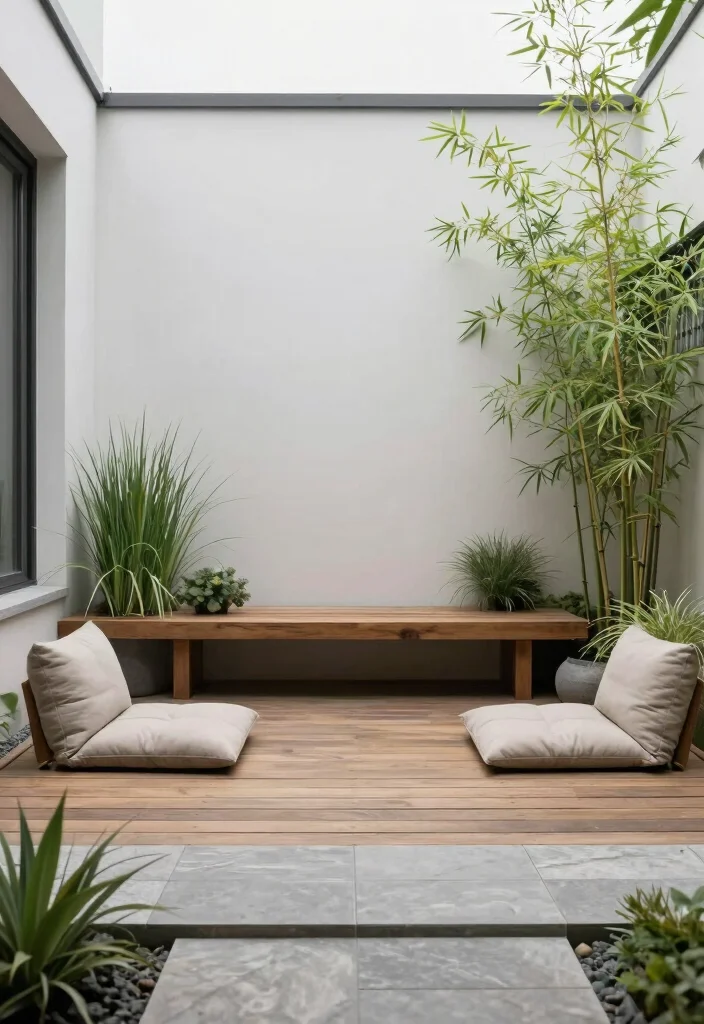 15 House Terrace Ideas Outdoor Living Done Right - 2. Minimalist Zen Space 1