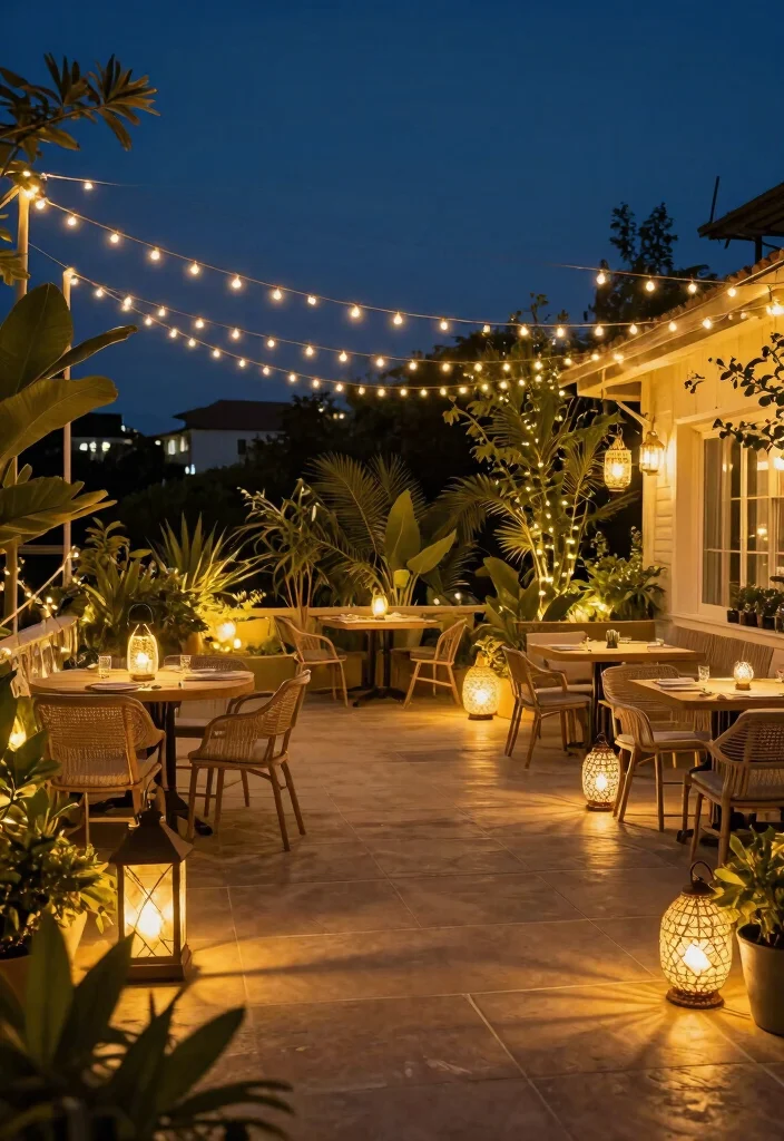 15 House Terrace Ideas Outdoor Living Done Right - 8. Sustainable Outdoor Lighting Solutions 1
