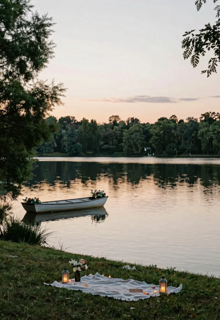 15 Outdoor Proposal 2026 Trending Ideas With Dreamy Romantic Vibes - 8. Charming Lakeside Escape 1
