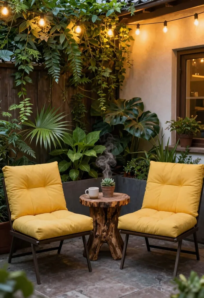 15 Patio Layout Ideas for Furniture Arrangement That Flows Beautifully - 1. The Cozy Corner Retreat 1