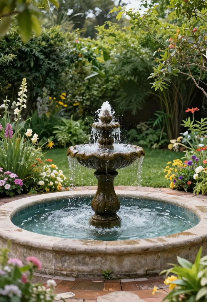 16 Deck Ideas Decorating Tips for a Cozy Outdoor Space - 15. Water Features 1