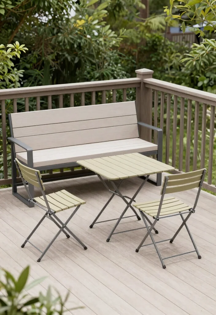 16 Deck Ideas Decorating Tips for a Cozy Outdoor Space - 5. Multi-Functional Furniture 1