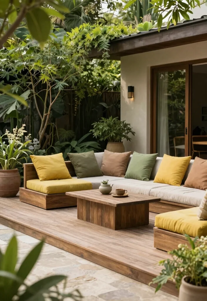16 Deck Ideas Decorating Tips for a Cozy Outdoor Space - 8. Color Palettes 1