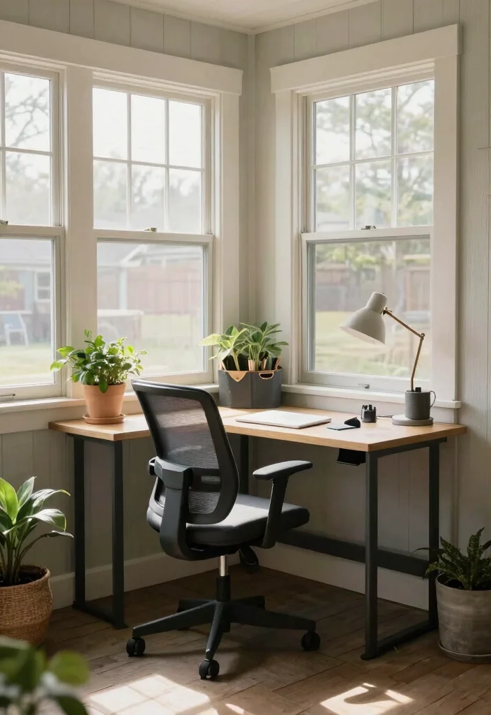 16 Enclosed Porch Ideas Front Entry Designs That Impress - 12. Functional Home Office Nook 1