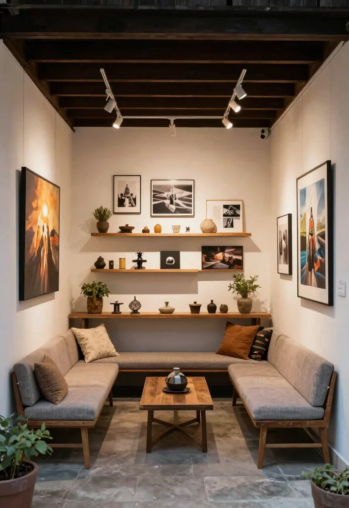 16 Enclosed Porch Ideas Front Entry Designs That Impress - 13. Artistic Gallery Space 1