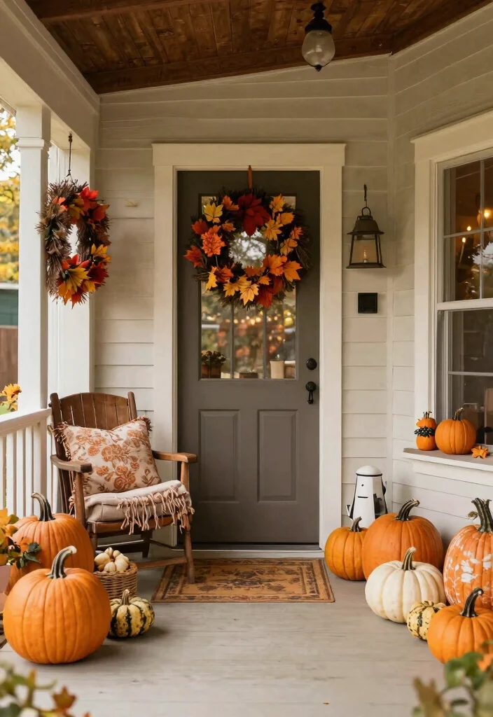 16 Enclosed Porch Ideas Front Entry Designs That Impress - 16. Seasonal Decor Inspiration 1