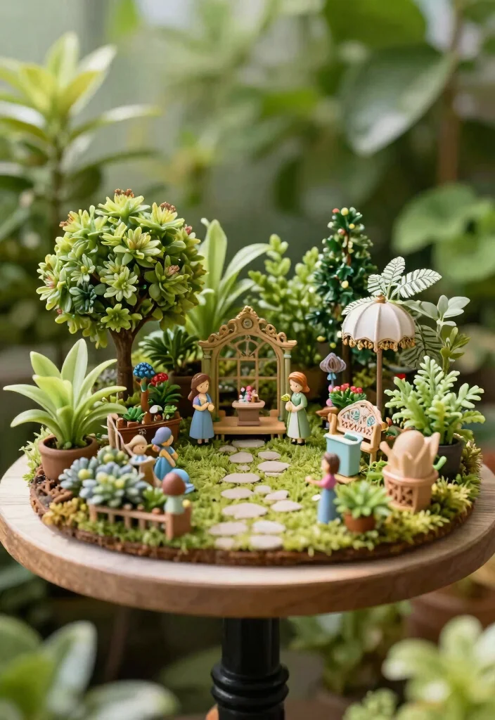 16 Patio Garden Ideas Apartment Dwellers Will Love - 15. Miniature Gardens: Magic in Small Spaces 1