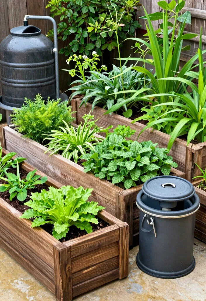 16 Patio Garden Ideas Apartment Dwellers Will Love - 16. Sustainable Practices: Eco-Friendly Gardening 1