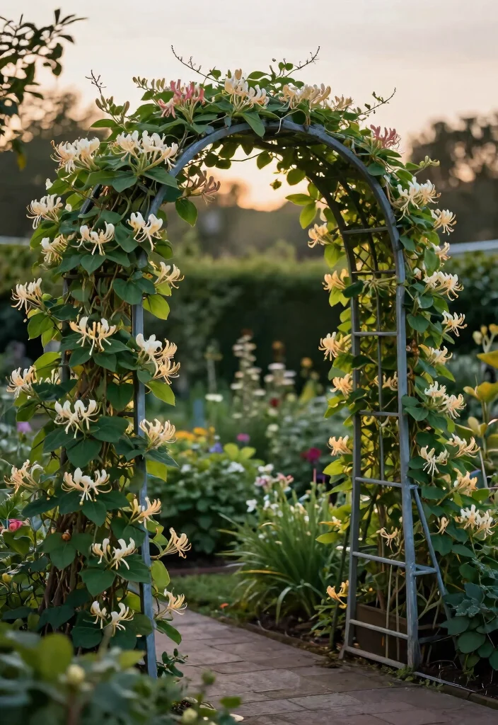 16 Small Trellis Ideas That Add Vertical Garden Style - 14. Curved Trellis Design 1