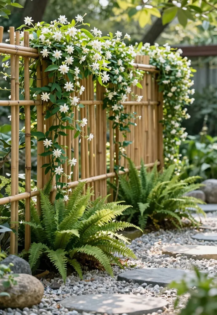16 Small Trellis Ideas That Add Vertical Garden Style - 16. Zen-Inspired Trellis 1