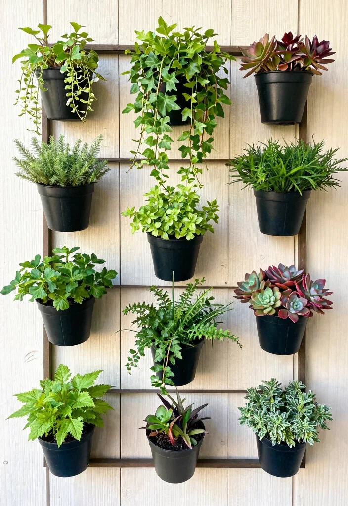 16 Small Trellis Ideas That Add Vertical Garden Style - 2. Vertical Plant Wall Trellis 1