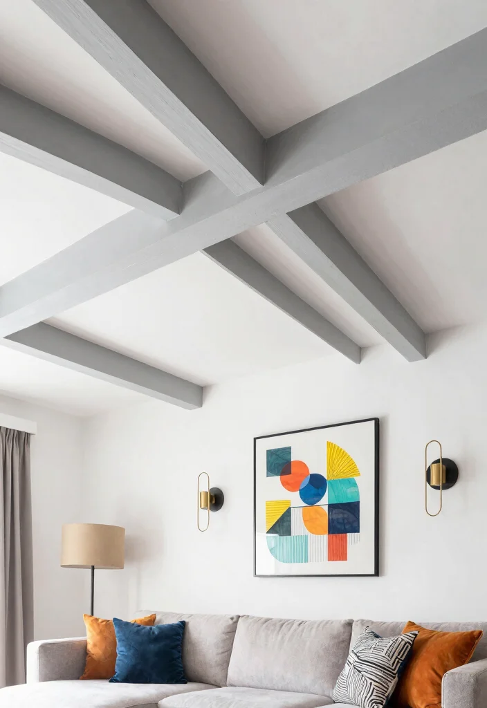 17 Coffered Ceiling Ideas Living Room Designs Are Loving - 14. Coffered Ceilings with Decorative Beams 1