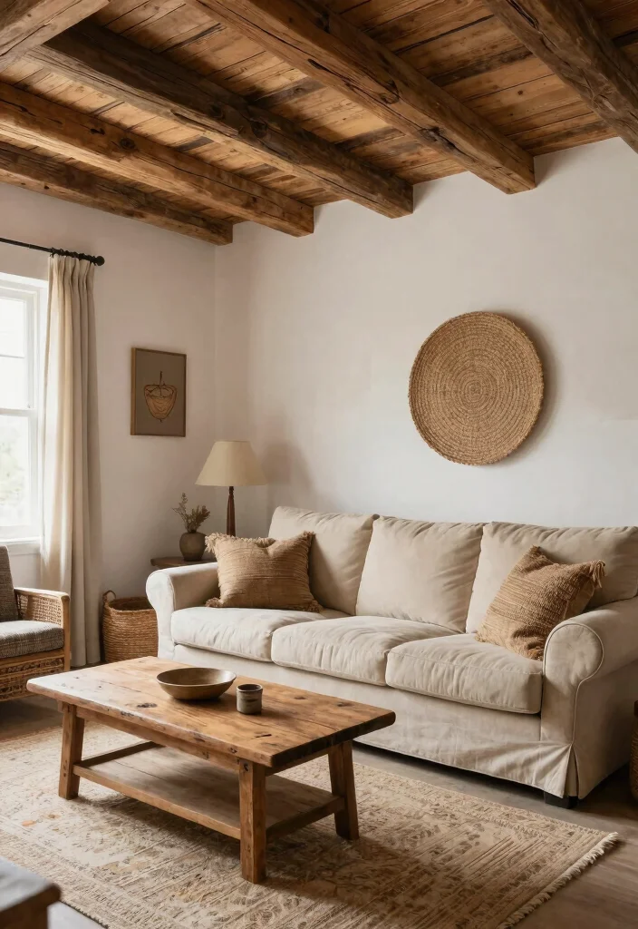 17 Coffered Ceiling Ideas Living Room Designs Are Loving - 3. Rustic Wood Coffered Ceilings 1