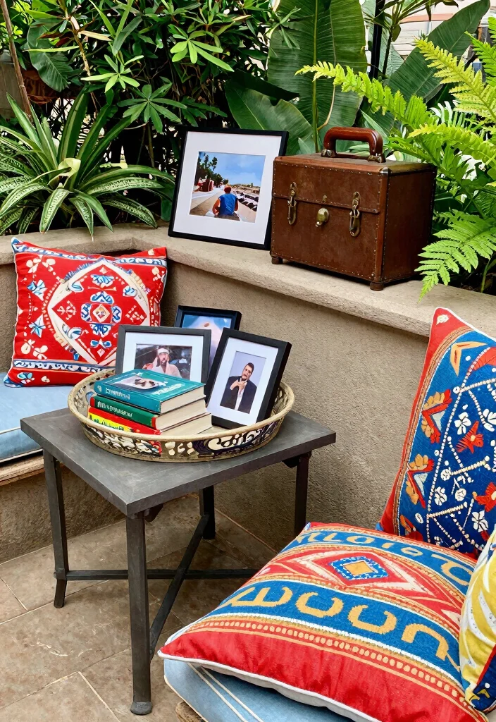 17 Cosy Terrace Ideas That Feel Warm & Inviting - 17. Personal Touches 1