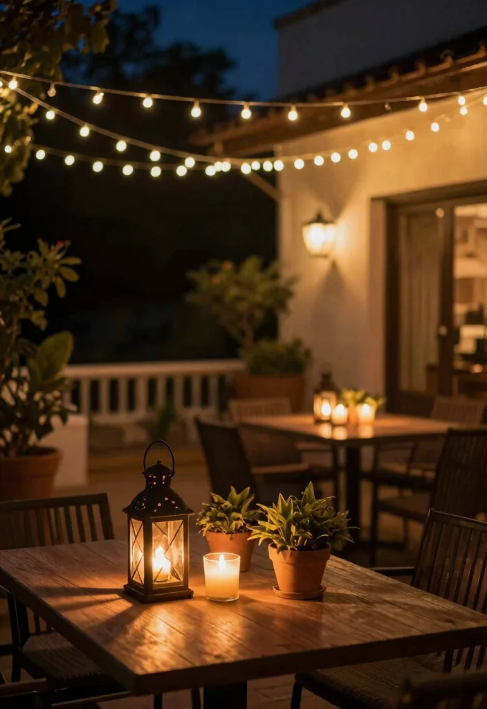 17 Cosy Terrace Ideas That Feel Warm & Inviting - 2. Warm Lighting Solutions 1