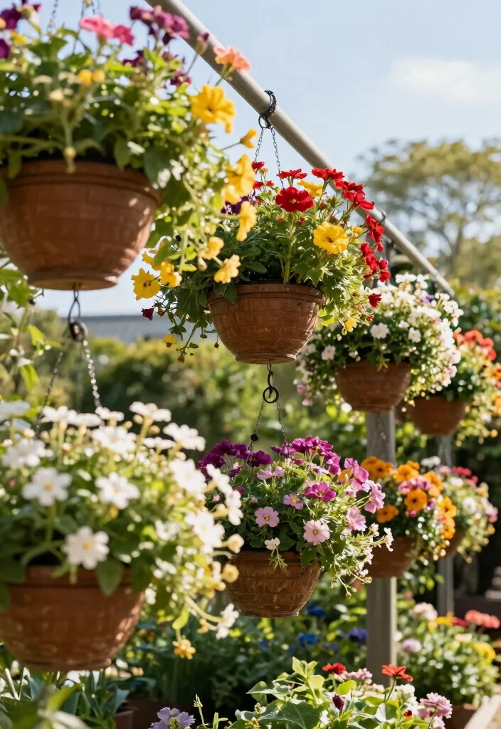17 Easter Planter Ideas That Feel Fresh & Festive - 11. Hanging Basket Gardens 1