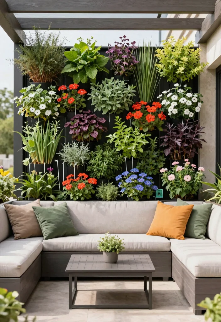 17 Privacy Panels Outdoor Patio Ideas for a Secluded Escape 3 17 Privacy Panels Outdoor Patio Ideas for a Secluded Escape - 3. Vertical Gardens for Privacy and Style 1