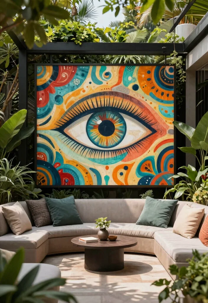 17 Privacy Panels Outdoor Patio Ideas for a Secluded Escape 28 17 Privacy Panels Outdoor Patio Ideas for a Secluded Escape - 8. Outdoor Art Screens for Unique Style 1