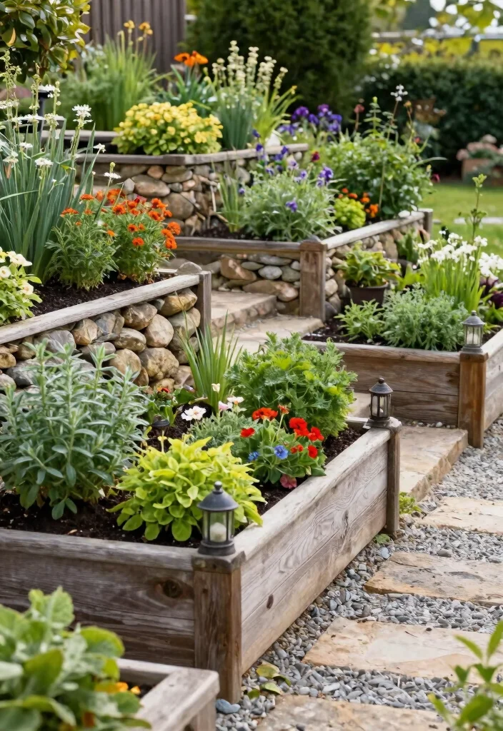 17 Raised Garden Beds Layout Design Landscaping Ideas for Maximum Impact - 1. Tiered Raised Garden Beds for Dramatic Heights 1
