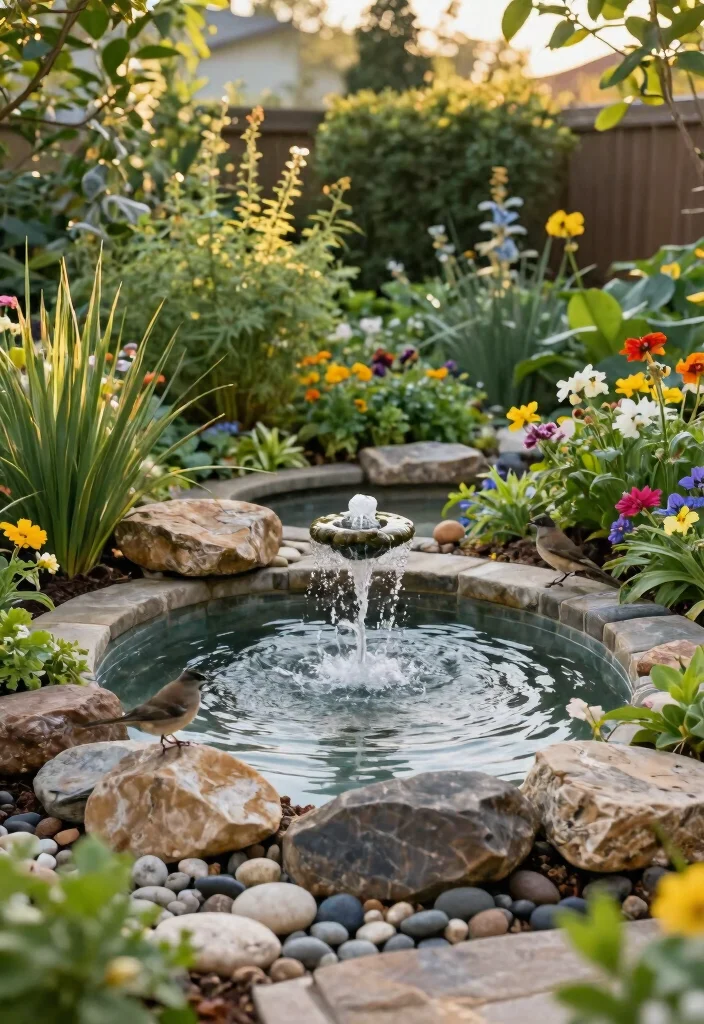 17 Raised Garden Beds Layout Design Landscaping Ideas for Maximum Impact - 13. Raised Beds with Integrated Water Features 1