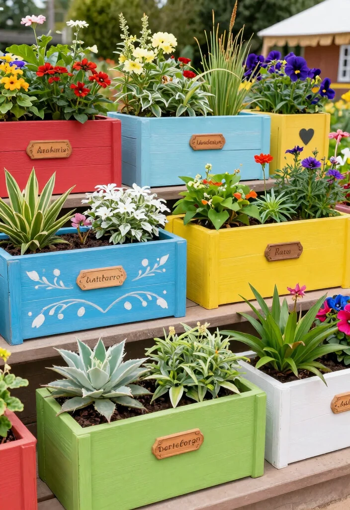 17 Raised Garden Beds Layout Design Landscaping Ideas for Maximum Impact - 17. Customizable Planter Boxes for Personal Touch 1