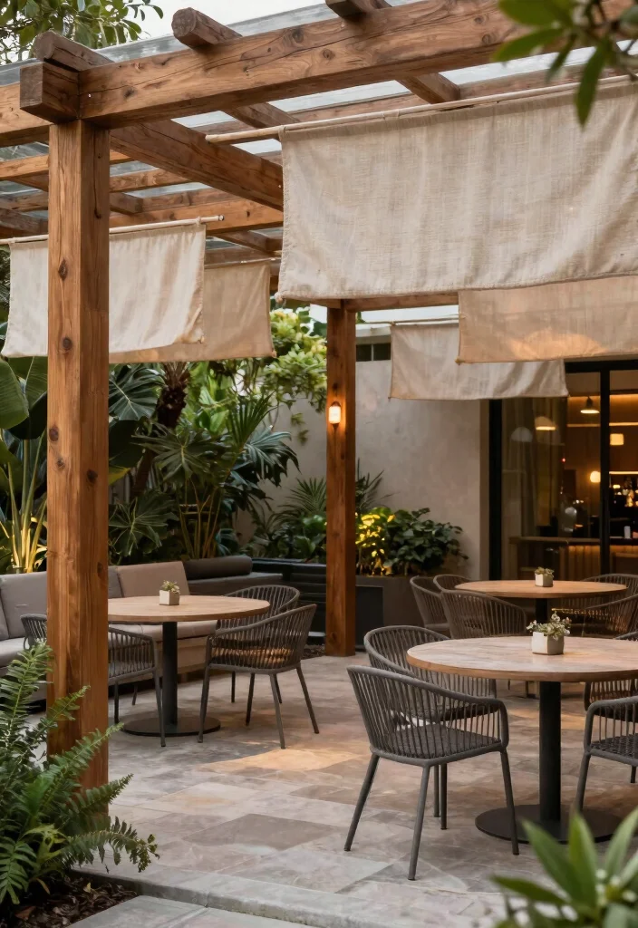 18 Outdoor Covered Patio Ideas for Stylish Shade - 14. Mixed Materials Magic 1