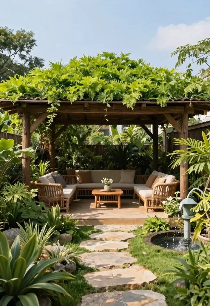 18 Outdoor Covered Patio Ideas for Stylish Shade - 6. Green Roof Haven 1