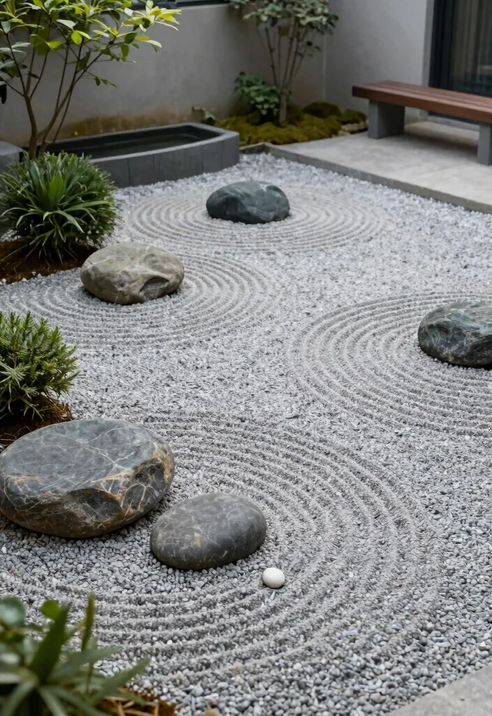 18 Small Backyard 2026 Trending Ideas That Make Tiny Spaces Feel Huge - 18. Zen Garden Elements 1