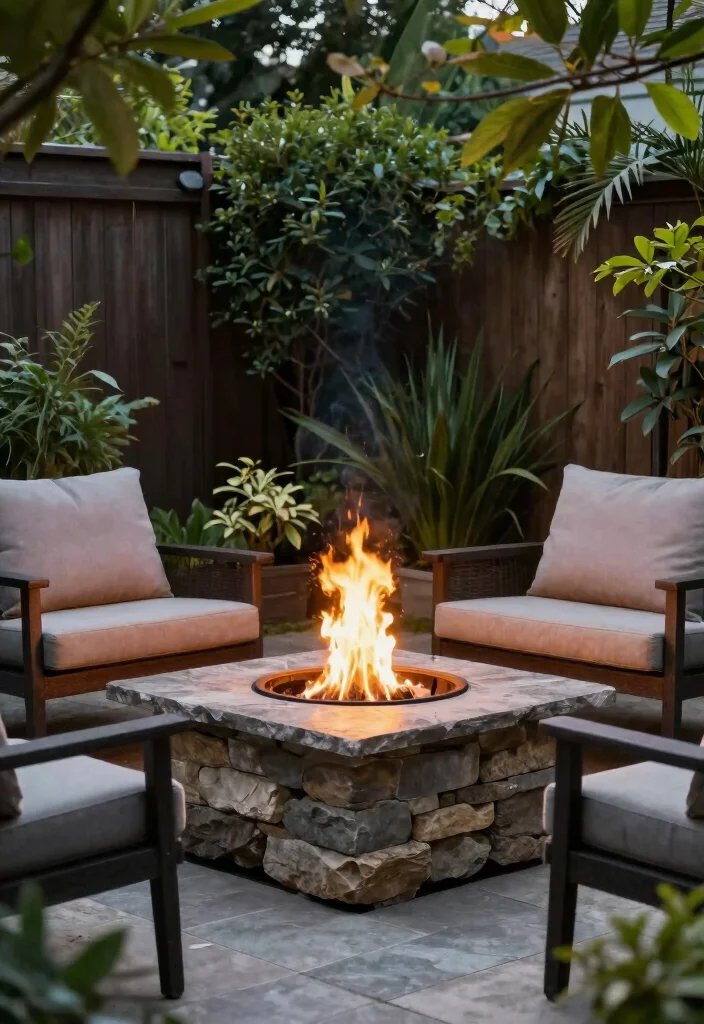 18 Small Backyard 2026 Trending Ideas That Make Tiny Spaces Feel Huge - 6. Compact Fire Pits 1