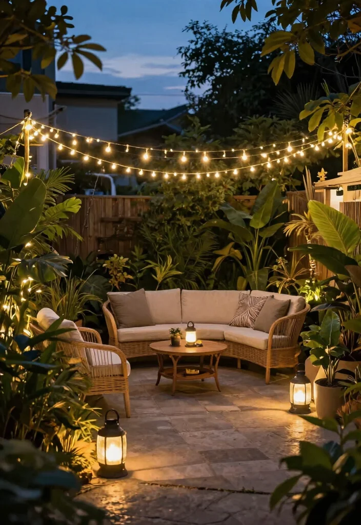 18 Small Backyard 2026 Trending Ideas That Make Tiny Spaces Feel Huge - 8. Garden Lighting 1